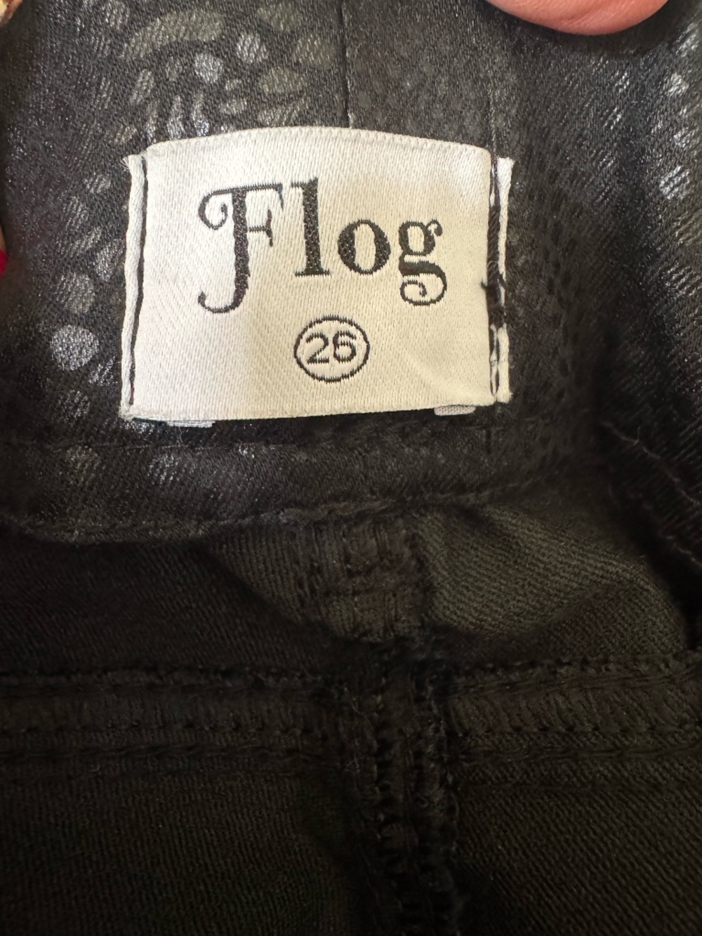 Bevy Flog pant, size 26, Black